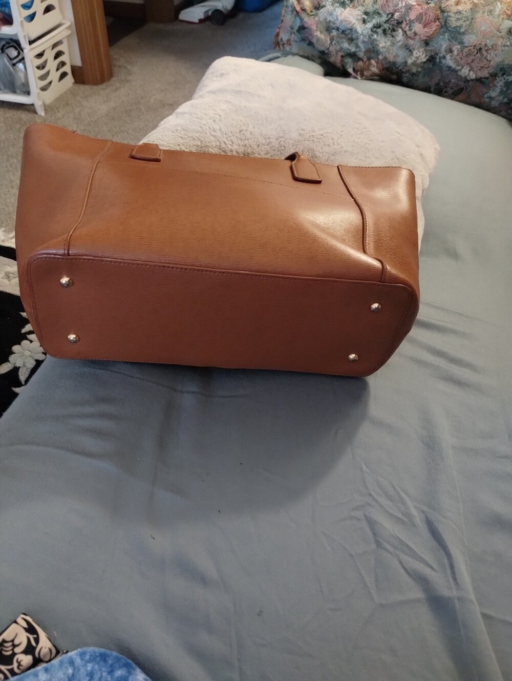 Ralph Lauren Brown Leather Zip Tote - Picture 7 of 10